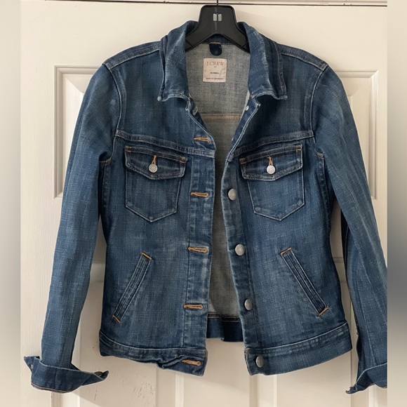 J. Crew Classic Denim Jacket Blue Sz XXS style # 02661 - Picture 2 of 11